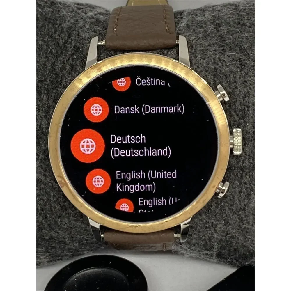 Fossil Gen 4 Authentic Digital Dial Smart Watch Custom Band FTW6016 DC913